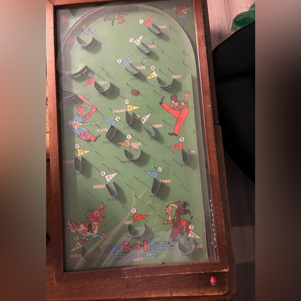 Put-N-Take Tabletop Base-Ball Game
